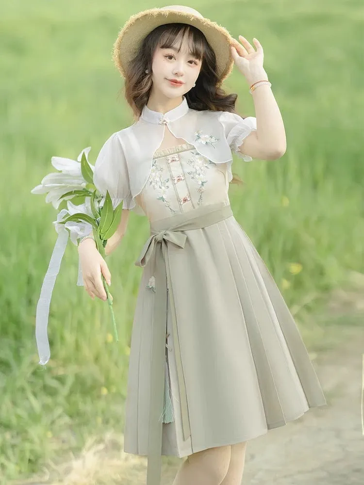 Abelia Modern Ming Style Hanfu