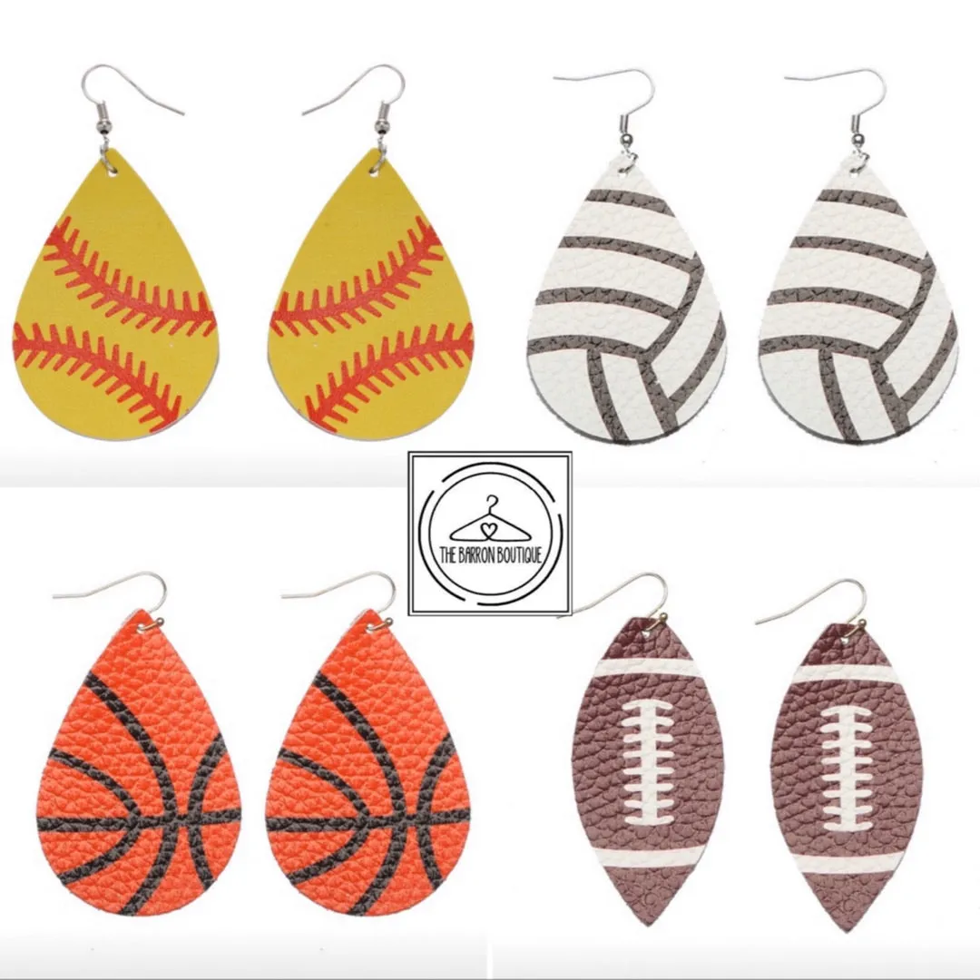 Game Time Drop Earrings