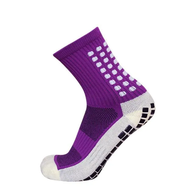 Goatfinds Anti Slip Soccer Sock/Cotton Football Men Womens Grip Socks