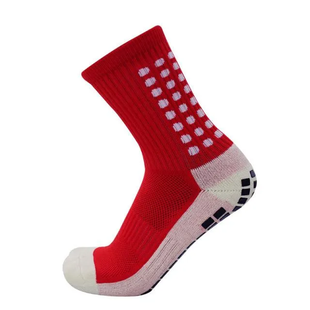 Goatfinds Anti Slip Soccer Sock/Cotton Football Men Womens Grip Socks