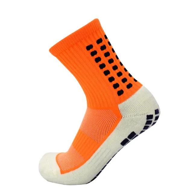 Goatfinds Anti Slip Soccer Sock/Cotton Football Men Womens Grip Socks