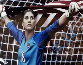 Hope Solo Autographed 16x20 Photo Team USA PSA/DNA Stock #104207