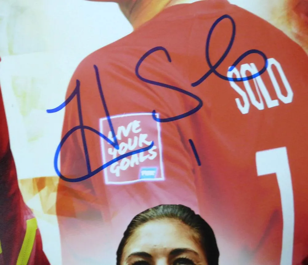 Hope Solo Autographed 16x20 Photo Team USA PSA/DNA Stock #104209