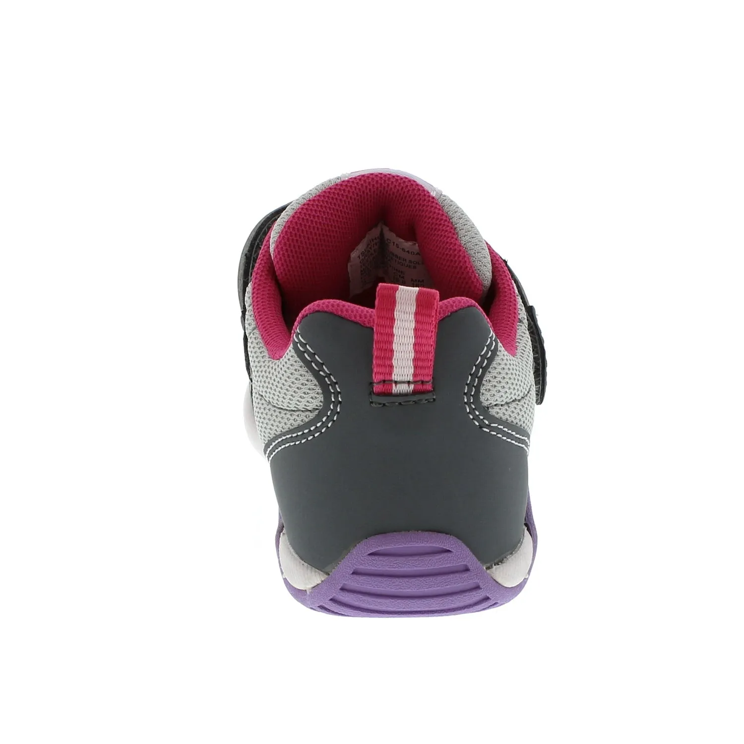 Kaz Kid's Athletic Sneaker - Gray/Purple