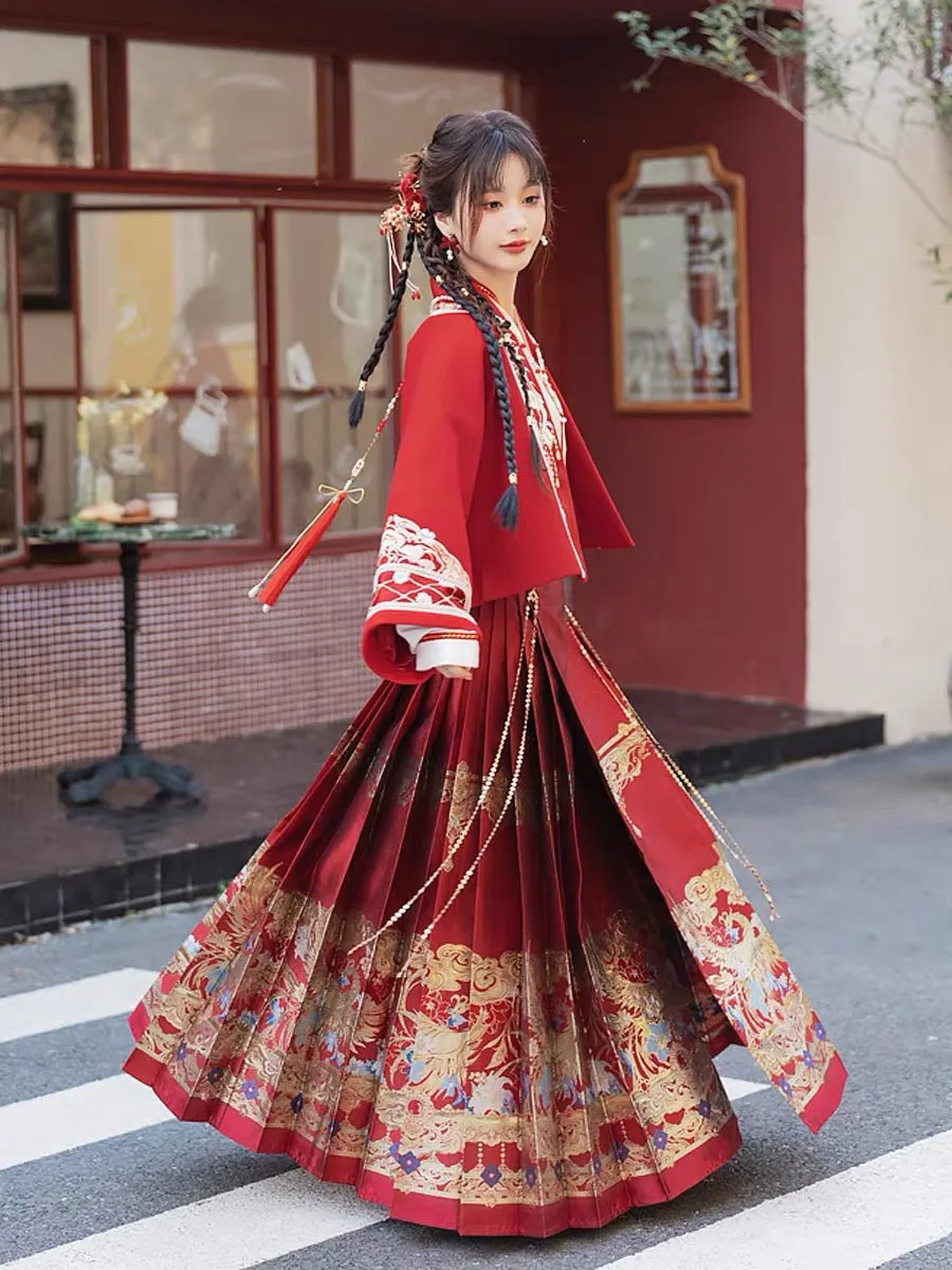 Lysandra Modern Chinese Hanfu Bridal Set