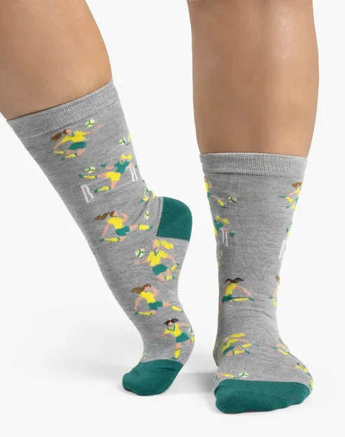 Matildas Soccer Women's Bamboo Crew Socks