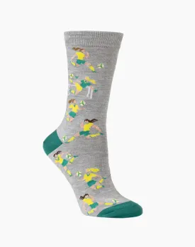 Matildas Soccer Women's Bamboo Crew Socks