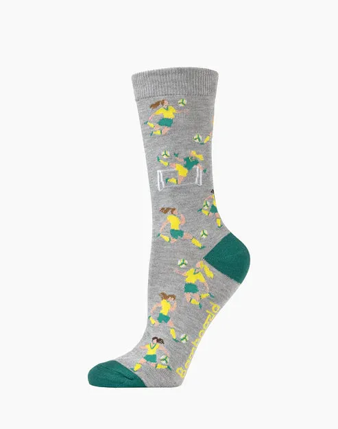 Matildas Soccer Women's Bamboo Crew Socks