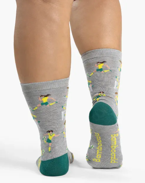 Matildas Soccer Women's Bamboo Crew Socks