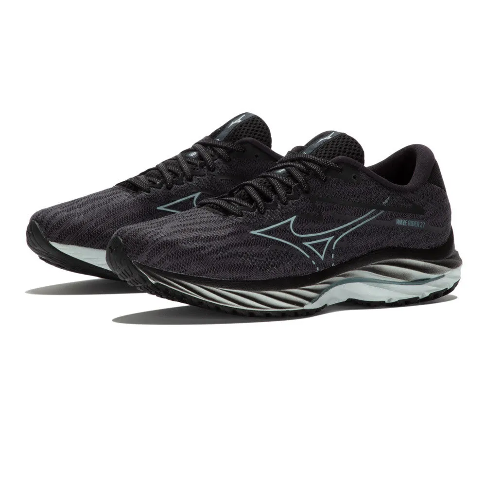 Mizuno Men's Wave Rider 27 Wide (BLK)