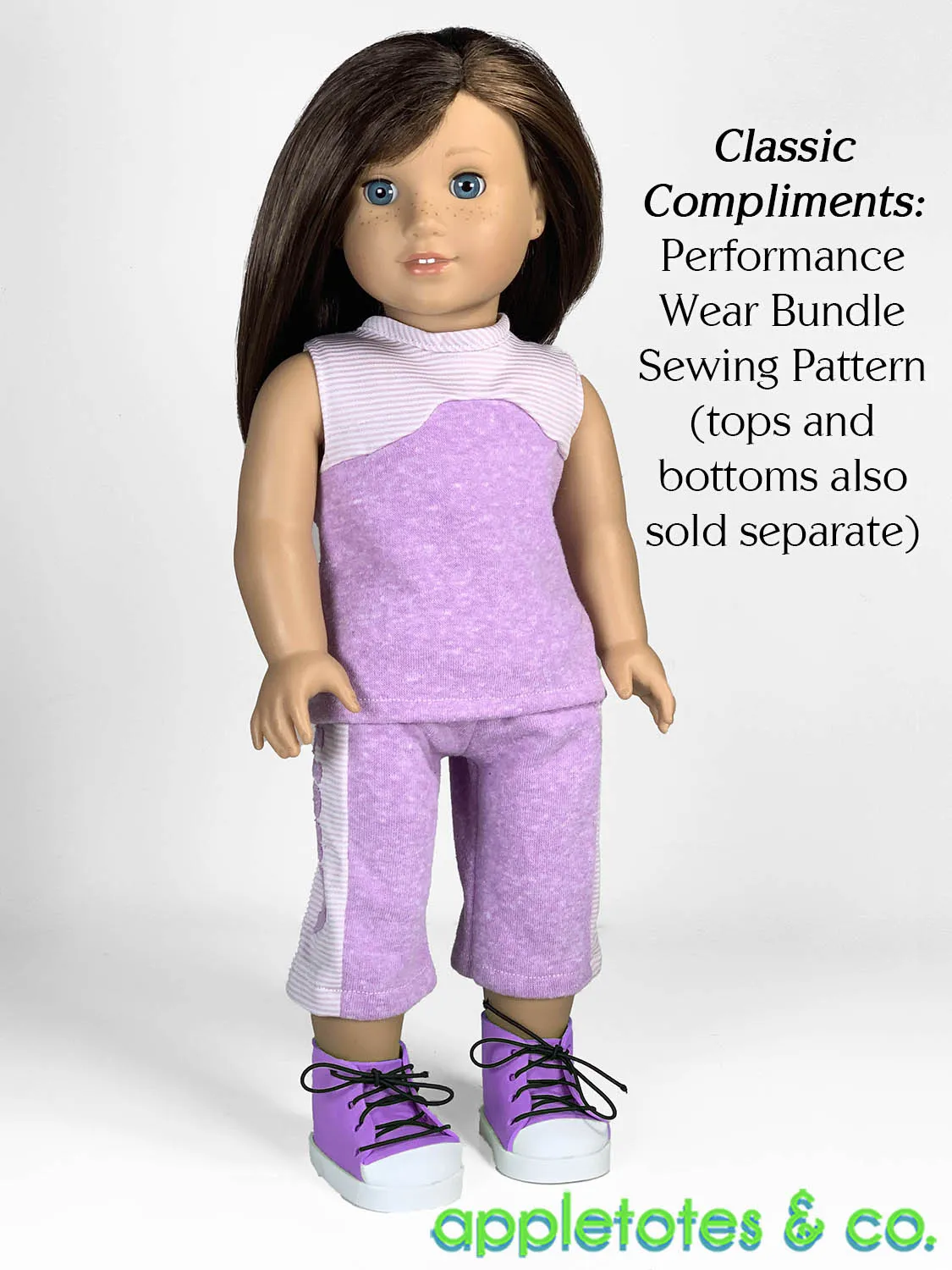 No-Sew Foam Sneakers 18 Inch Doll Pattern