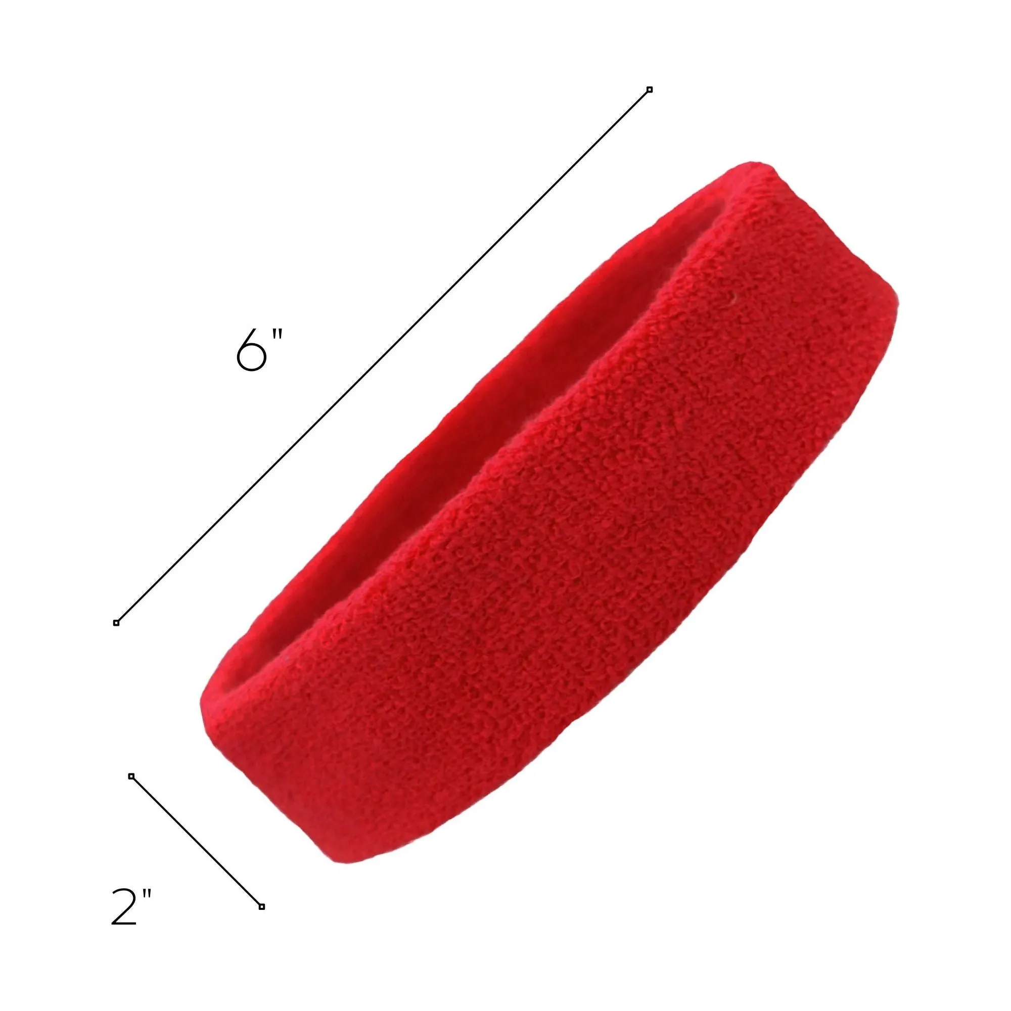 Red White Blue Head Sweatbands - 3 Pack