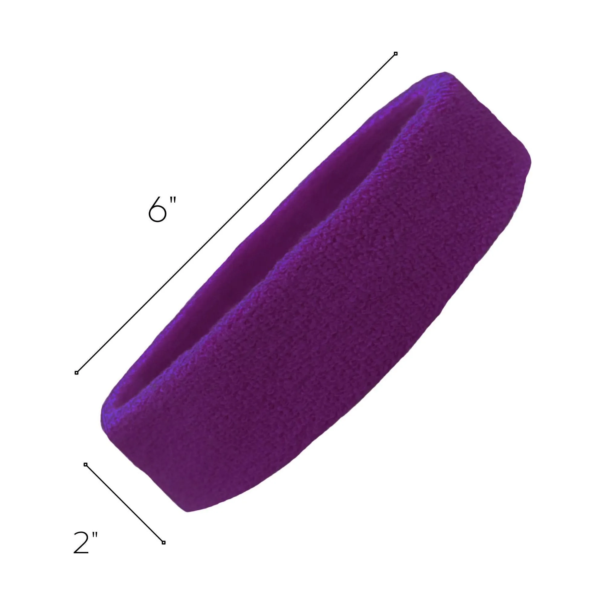 Royal Purple Head Sweatband