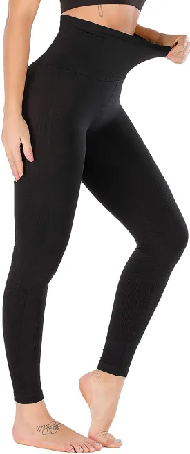 RUNNING GIRL 5 inches High Waist Yoga Leggings, Compression Workout Leggings for Women Yoga Pants Tummy Control