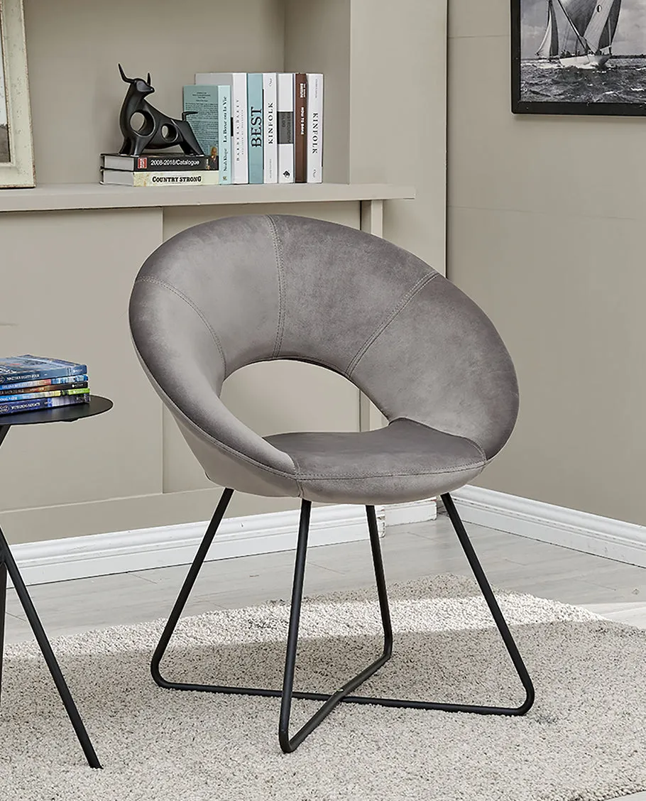 Saipan Black Base Papasan Chair