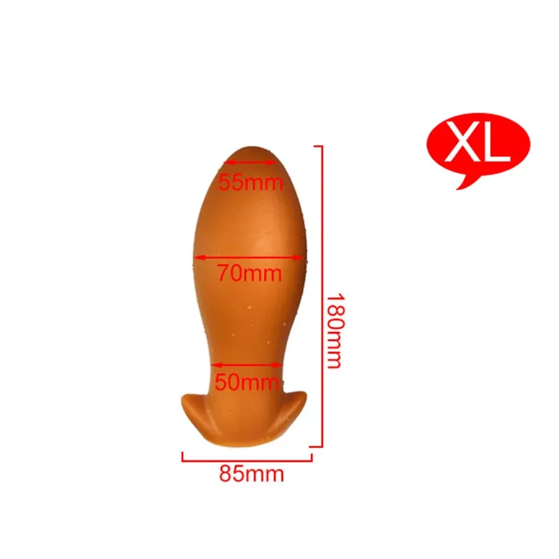 Silicone Dildo Anal Butt Plug - Huge Soft Vagina Anal Stimulator Sex Toys for Men Women