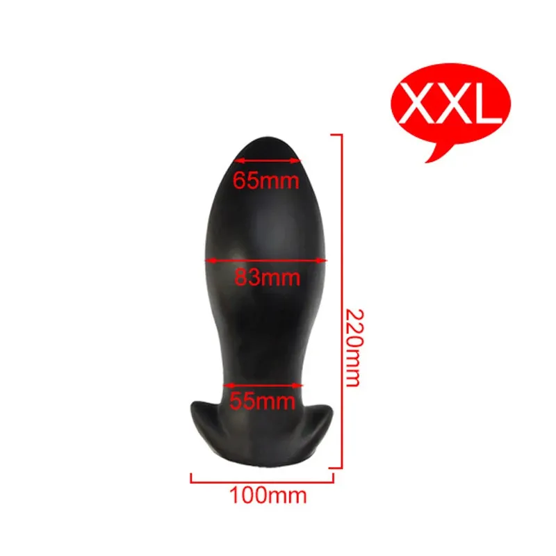 Silicone Dildo Anal Butt Plug - Huge Soft Vagina Anal Stimulator Sex Toys for Men Women