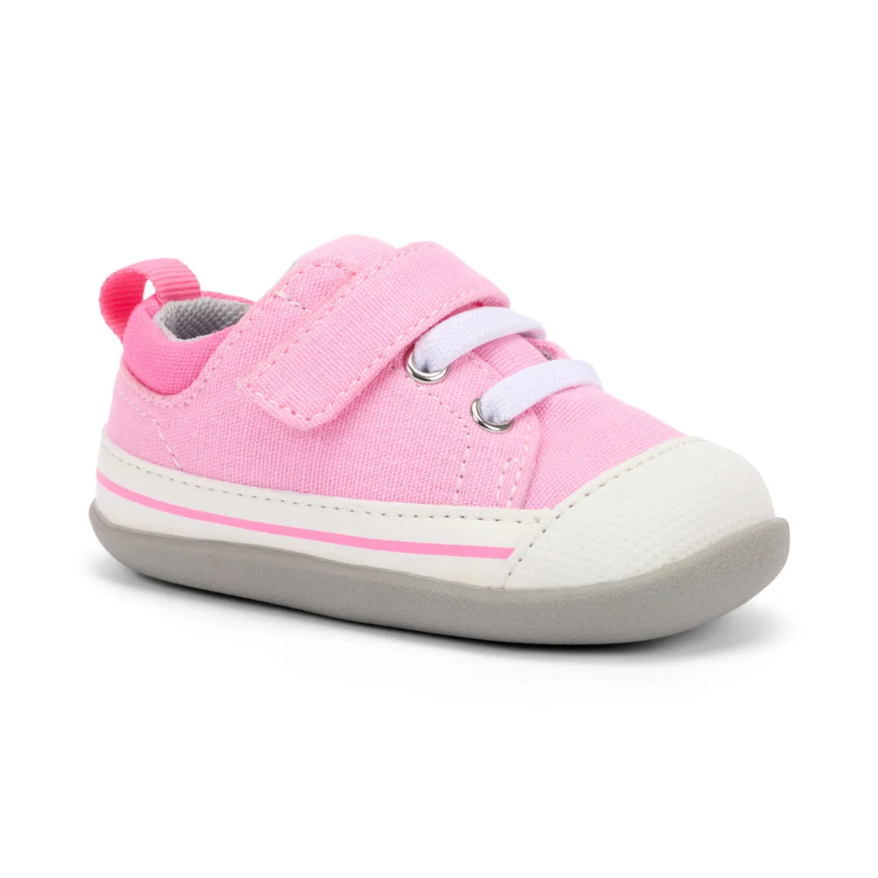 Stevie II (First Walker) Infant Shoe -  Pink Denim