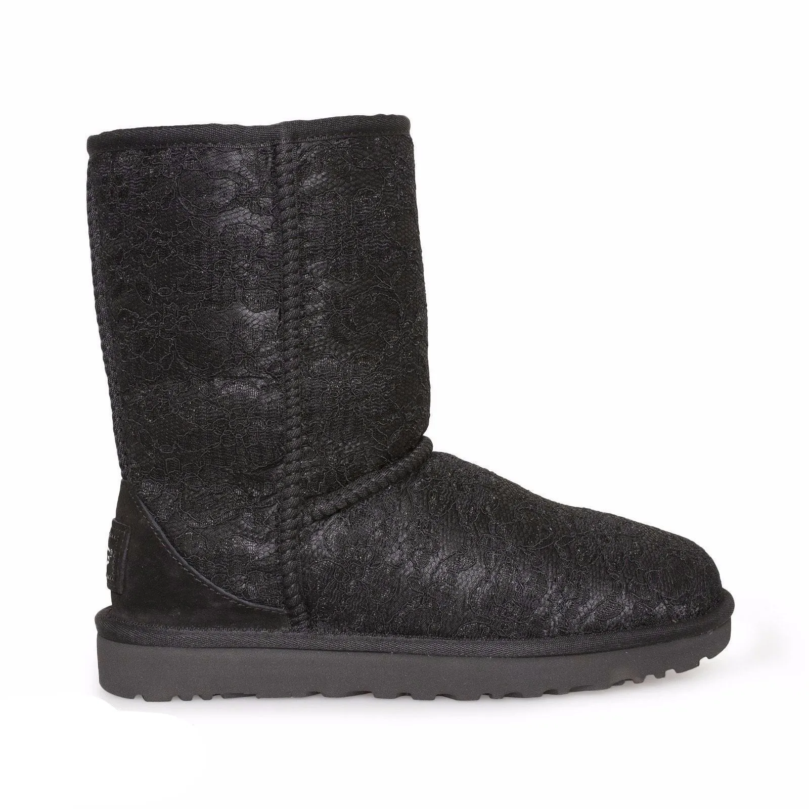 UGG Classic Short Antoinette Black Boots