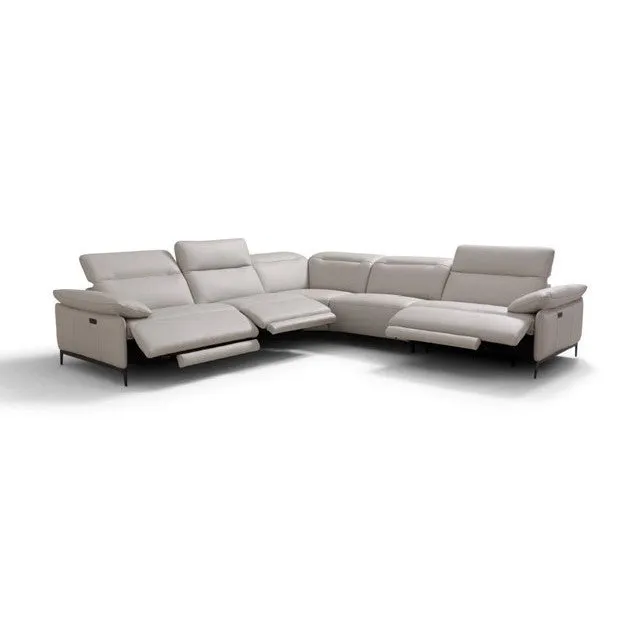 Varenna Leather Motion Sectional Sofa