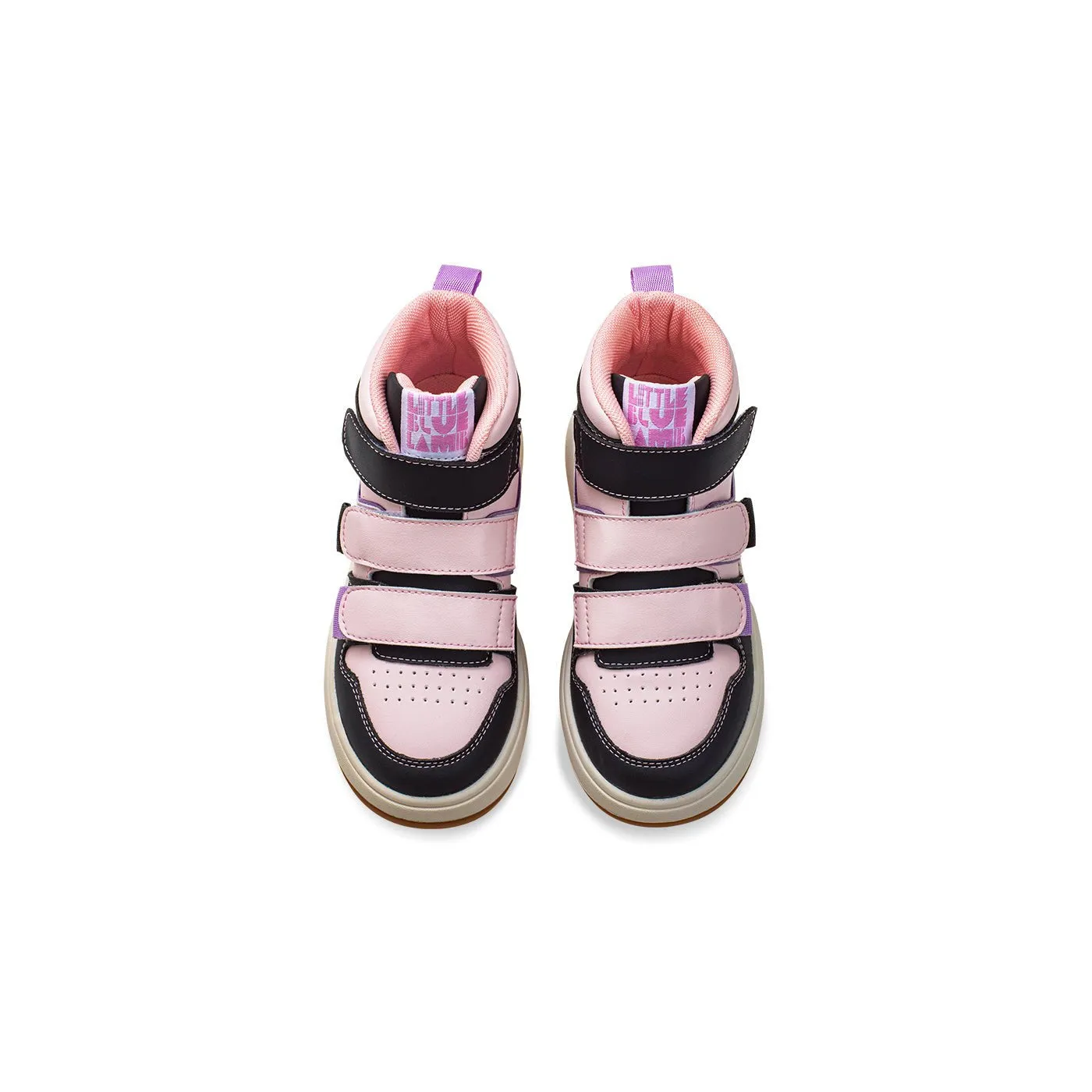 Walden Breathable Anti-slip Kids Pink Mid-top Sneakers