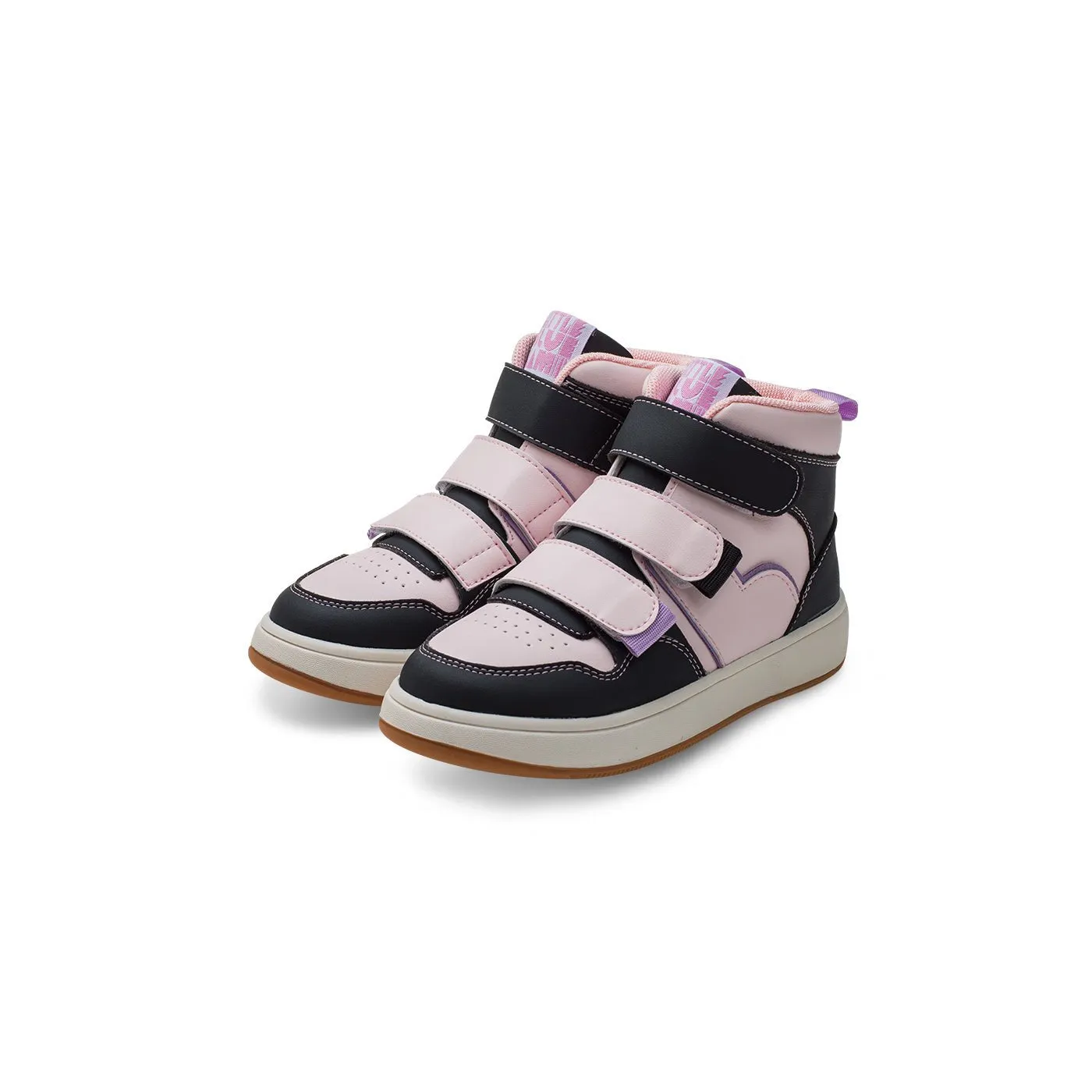 Walden Breathable Anti-slip Kids Pink Mid-top Sneakers