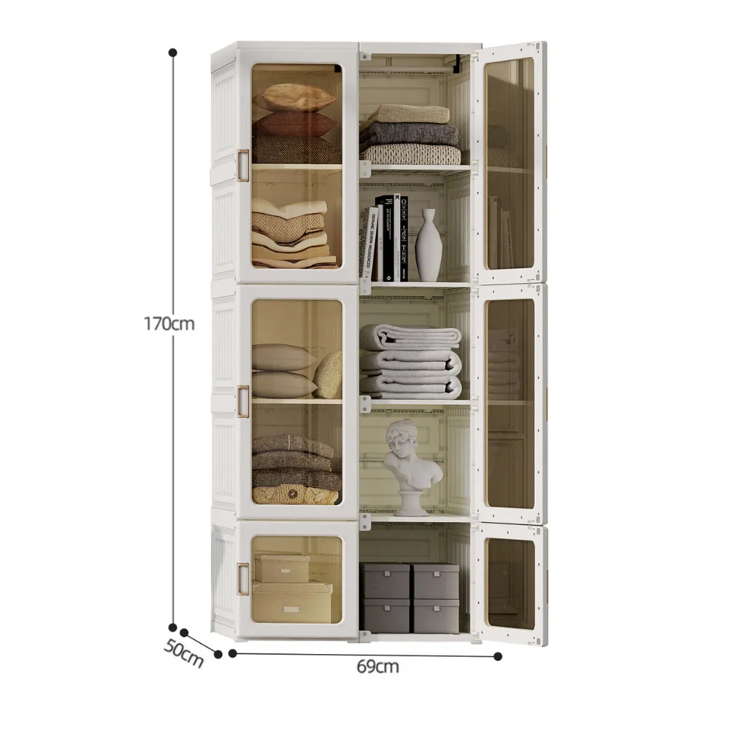 Wardrobe Transparent 2 Door