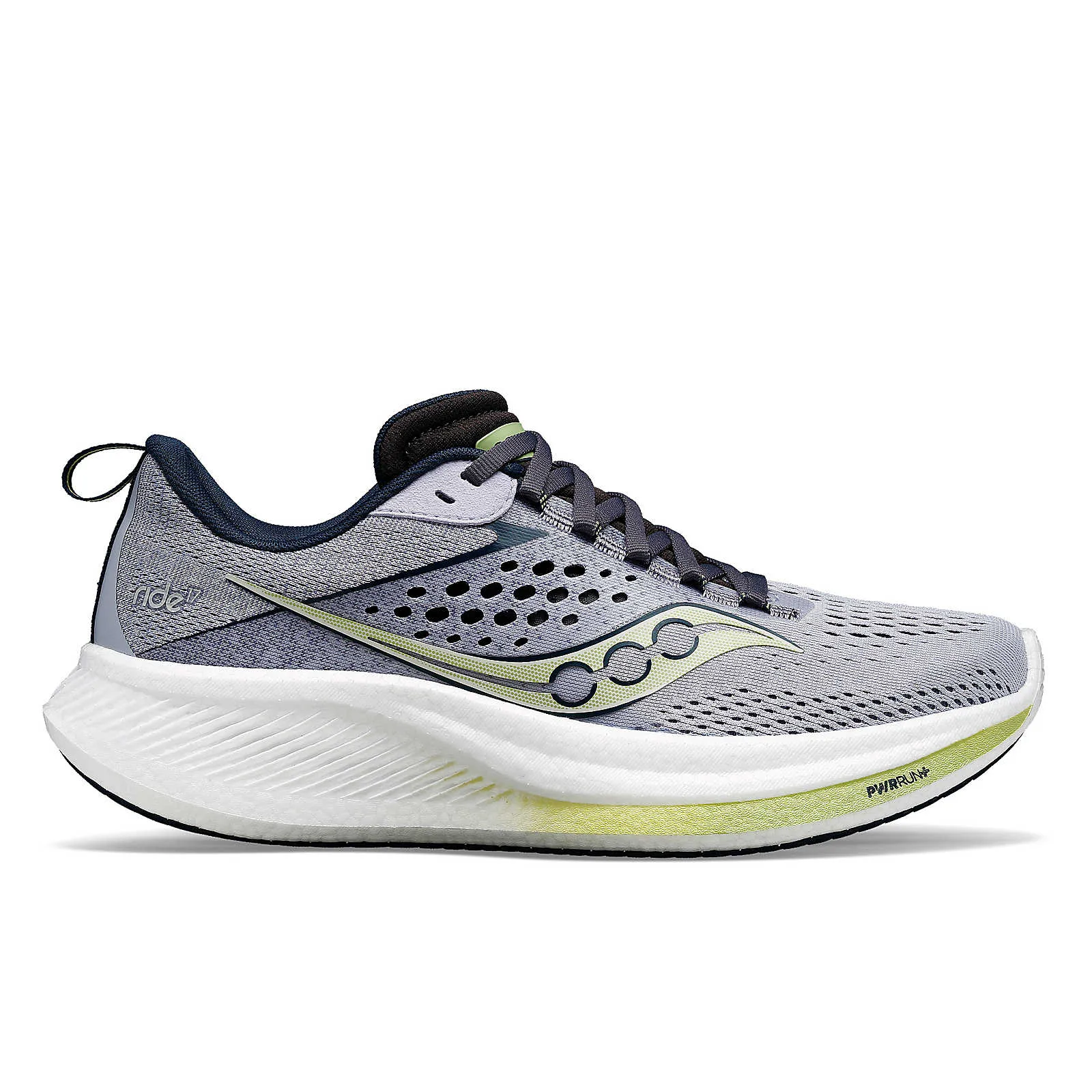 Women's Saucony Ride 17 Running Shoe in Iris | Navy